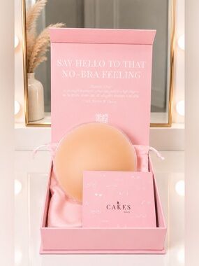 CAKES Body - Grippy Not Sticky - Nipple Covers Color- Honey - SZ plus +DDD